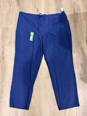 Scrubstar Women's Straight Leg Drawstring Scrub Pants - Royal Blue